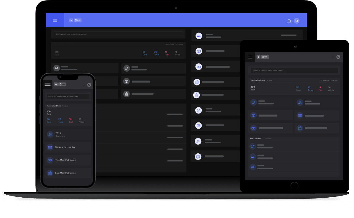Veterian Cloud Veterinary Software Dashboard - Patient Records and Appointments